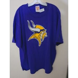 NFL Players T-Shirt Mens 2X Purple Vtg Inspo Vikings Brian Russell 27 Graphic